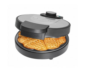 Tristar WF-2120 Heart-shaped waffle maker with manual temperature settings  Stainless steel, Black