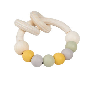 Grünspecht 571-v1 Anneau De Prehension Avec Oreilles En Tissu Gris